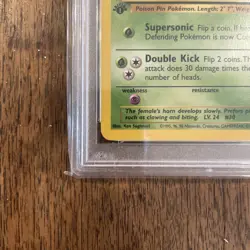1999 POKEMON JUNGLE NIDORINA 40 1st EDITION PSA 10 - Image 2