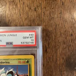 1999 POKEMON JUNGLE NIDORINA 40 1st EDITION PSA 10 - Image 4