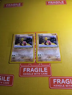 2X Shuckle 51/64 Common Pokemon Neo Revelation Unlimited WOTC MP 2001 - Image 1
