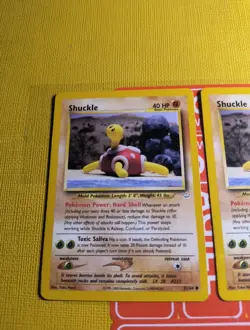 2X Shuckle 51/64 Common Pokemon Neo Revelation Unlimited WOTC MP 2001 - Image 2