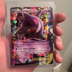 Pokemon Gengar EX Ultra Rare Holo 34/119 XY - Phantom Forces Basic Card - Image 1