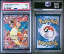 CHARIZARD EX #183 ULTRA RARE FULL ART 2023 POKEMON MEW SCARLET VIOLET 151 PSA 9 - Image 2