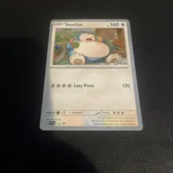 Snorlax SVP 122 Black Star Promo Cosmo Holo Sv: Scarlet & Violet Pokemon TCG - Image 2