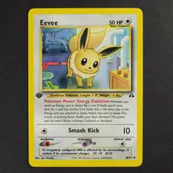 Eevee 38/75 Neo Discovery 1st Edition Pokemon TCG P-LP Great Condition - Image 1