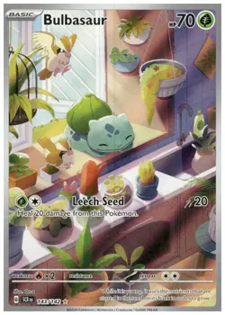 Pokemon SV07: Stellar Crown #143/142 Bulbasaur - Image 1