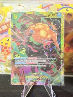 OP06-118 Roronoa Zoro SEC One Piece PRB-02 English Foil Near Mint - Image 1