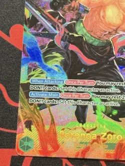 OP06-118 Roronoa Zoro SEC One Piece PRB-02 English Foil Near Mint - Image 5