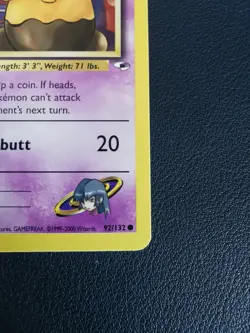 Pokemon Card Sabrina's Drowzee 92/132 Gym Heroes Common WOTC - Image 5