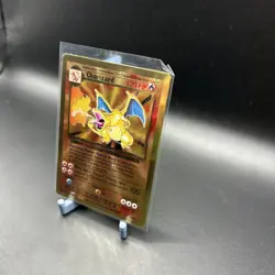 Pokemon Celebrations Gold Metal Charizard Card 4/102 Ultra Premium Collection - Image 4