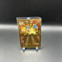 Pokemon Celebrations Gold Metal Charizard Card 4/102 Ultra Premium Collection - Image 5