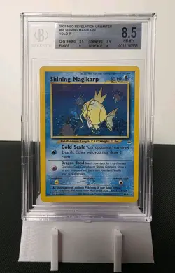 Shining Magikarp Neo Revelation Secret Rare Card 66/64 BGS 8.5 Swirl - Image 1