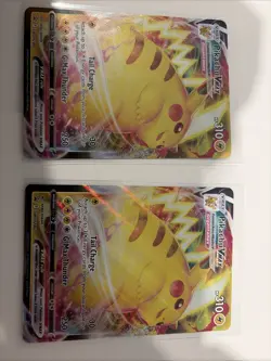 Pokemon TCG Pikachu VMAX SWSH286 Sword And Shield Promo 2 Card Lot - Image 1