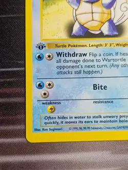 WARTORTLE 42/102 - 1st Edition SHADOWLESS - Base Set - WOTC POKEMON CARD - Image 5