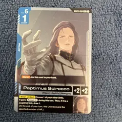 Paptimus Scirocco Gundam Card Game Steel Requiem Rare GD03-084 - Image 1