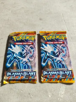 2013 Pokemon Black & White Plasma Blast Dialga EX Game Card 10-Pack New/Sealed - Image 1