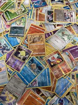 2.5LB Lot of Mixed Pokemon Cards Reverse Holo in Collectible Silver Tempest Box - Image 2
