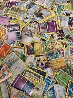 2.5LB Lot of Mixed Pokemon Cards Reverse Holo in Collectible Silver Tempest Box - Image 3