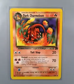 Dark Charmeleon Vintage Team Rocket Non Holo Pokemon Card 32/82 LP/NM - Image 1