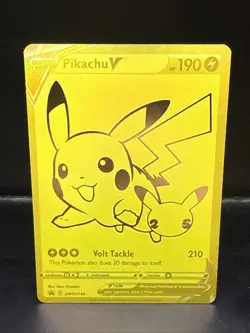 Pokemon TCG Pikachu V | SWSH145 SWSH: Sword & Shield Promo Cards Holo NM - Image 1