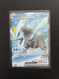 Pokemon TCG Black Bolt Kyurem Ex Full Art Rare Card 157/086 - Image 1