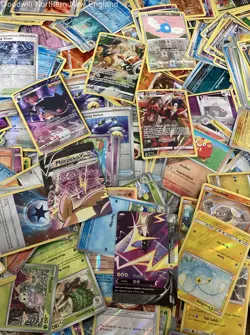 2.5LB Lot of Mixed Pokemon Cards Reverse Holo V EX etc Cards in Collectible Box - Image 2