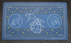 Rayquaza | Among the Stars Playmat | Pokemon Card TCG - Image 1