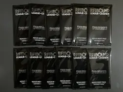 12x Riftbound Spiritforged Nexus Night Pack Sealed English 3-Card Promo - Image 1
