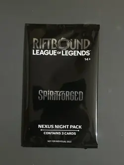 12x Riftbound Spiritforged Nexus Night Pack Sealed English 3-Card Promo - Image 2