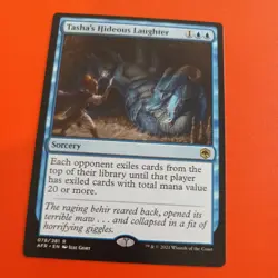 MTG Adventures in the Forgotten Realms - Tasha's Hideous Laughter - Rare 078 NM - Image 1