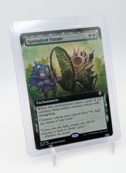 MTG - Springleaf Parade - Extended Art Rare #39 - Commander: Lorwyn Eclipsed NM - Image 1