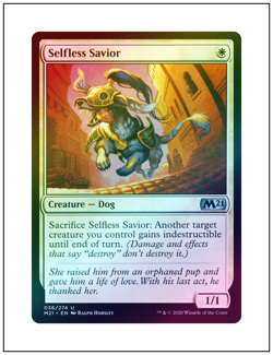 1x Selfless Savior, Foil, Magic the Gathering MTG NM - Image 1