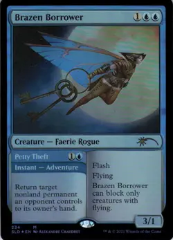 MTG Brazen Borrower (234) | NM Foil | Secret Lair Math is for Blockers {SLD} - Image 2