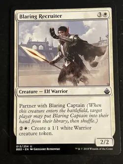 1x Blaring Recruiter (13) Battlebond LP MTG Magic the Gathering x1 MKE - Image 1