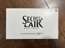 SEALED Secret Lair: Cats Are Better Than Dogs Rainbow Foil - Image 1