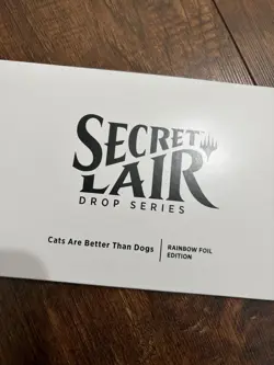 SEALED Secret Lair: Cats Are Better Than Dogs Rainbow Foil - Image 2