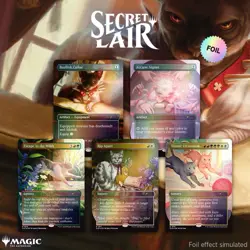 SEALED Secret Lair: Cats Are Better Than Dogs Rainbow Foil - Image 4