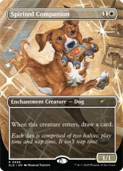 SEALED Secret Lair Dogs Are Better Than Cats Rainbow Foil - Image 5