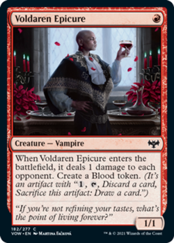 x4 Voldaren Epicure C MTG Innistrad: Crimson Vow M/NM, English - Image 1