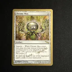 Mtg 1x Gold Border Chrome Mox 2004 World Championship - Image 1