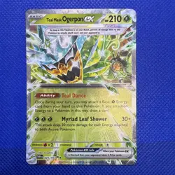 Teal Mask Ogerpon ex 25/265 Pokemon Twilight Masquerade NM - Image 1