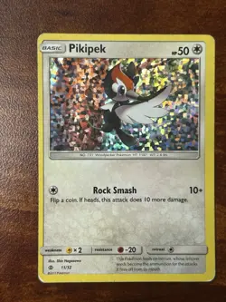 Pikipek - 11/12 - Holo - McDonald's Promo 2017 Pokemon TCG DMG #2 - Image 1