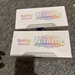 2 x Pokemon TCG Prismatic Evolutions Elite Trainer Box ETB - New & Sealed - Image 2