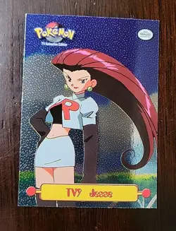 LP! TV9 Jesse Topps Series 1 - Textured Holo FOIL Black Logo Pokemon TCG - Image 1