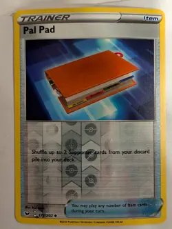 Pal Pad 172/202 Sword & Shield Base Pokemon Reverse Holo Foil Nice! - Image 1