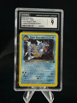 Dark Gyarados Holo #8 Prerelease Promo Team Rocket 2000 Pokemon CGC 9 💦 - Image 1