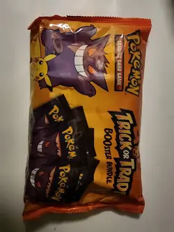 Pokemon TCG Trick or Trade BOOster Bundle, Factory Sealed, 2022, 40 Mini Packs - Image 1