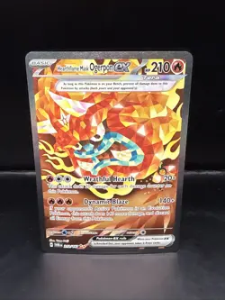 Pokemon TCG Hearthflame Mask Ogerpon EX Twilight Masquerade 212/167 - Image 3