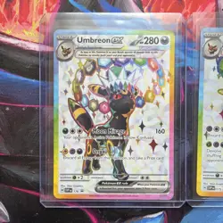 Pokemon Umbreon and Espeon Black Star Promo SVP175 SVP176 Figure Collection NM#2 - Image 2