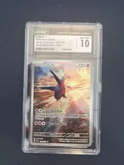Pokemon Surging Sparks - Latios 203/191 - Illustration Rare Holo - CGC 10 - Image 1
