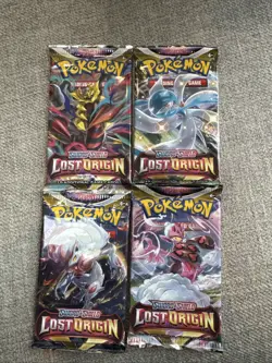 Pokemon TCG Sw&Sh Lost Origin Booster Pack Lot Art Set SEALED Giratina Set Lot - Image 1